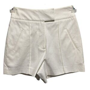 rachel zoe dress shorts Rachel Zoe | Shorts | Rachel Zoe Wide Waistband White Chino Dress Shorts  Pockets Cotton Stretch Sz